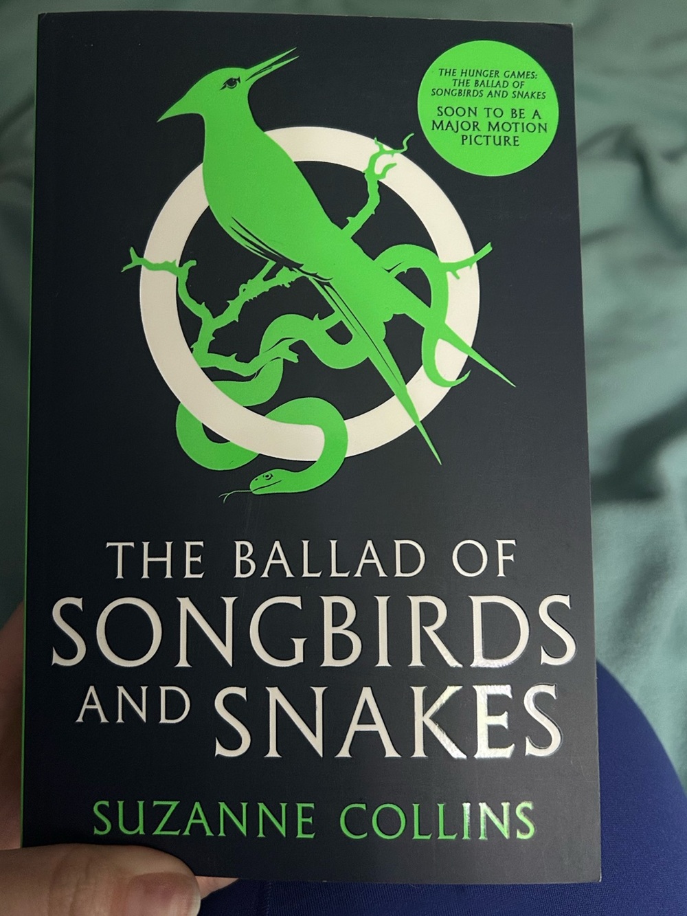 The Ballad of Songbirds and Snakes - Black & Green Cover Paperback Edition